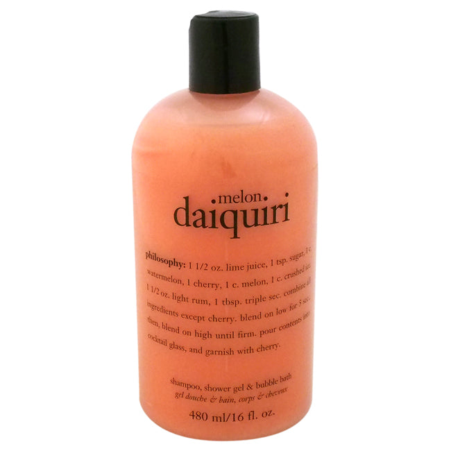 Philosophy Melon Daiquiri Shampoo, Bath & Shower Gel by Philosophy for Unisex - 16 oz Shower Gel