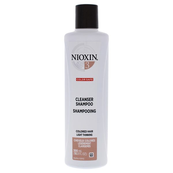 Nioxin System 3 Cleanser Shampoo by Nioxin for Unisex - 10.1 oz Shampoo