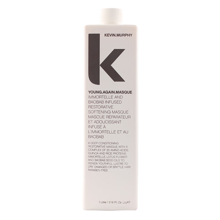 Kevin.Murphy Young.Again.Masque (Immortelle and Baobab Infused Restorative Softening Masque - To Dry Damaged or Brittle Hair) 1000ml/33.8oz