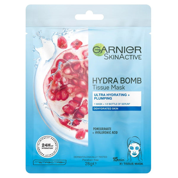 Garnier Skinactive Hydra Bomb Tissue Face Mask Pomegranate