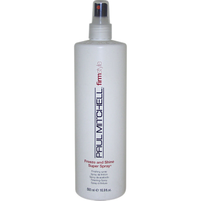 Paul Mitchell Freeze Shine Super Spray by Paul Mitchell for Unisex - 16.9 oz Hairspray