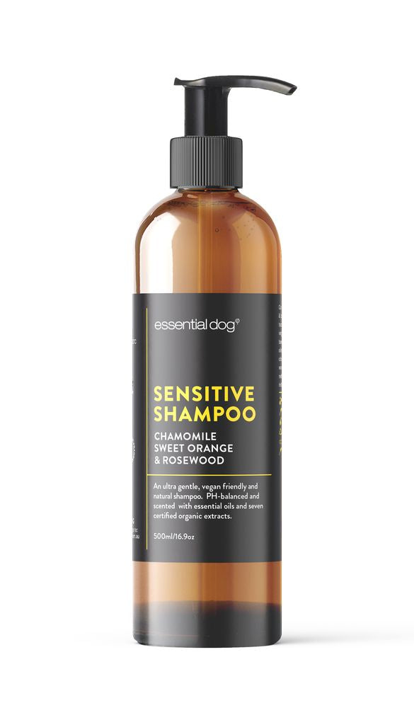 Essential Dog Sensitive Shampoo Chamomile, Orange & Rosewood 500ml