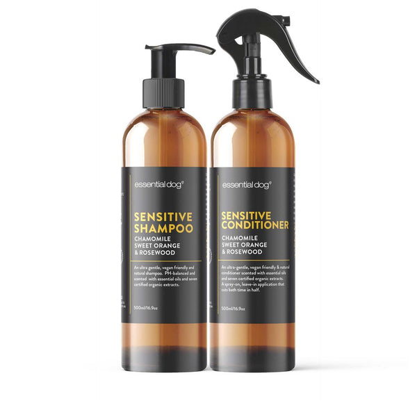 Essential Dog Sensitive Shampoo & Conditioner Pack Chamomile 500ml