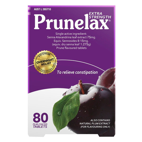 Prunelax Extra Strength 80 Tablets