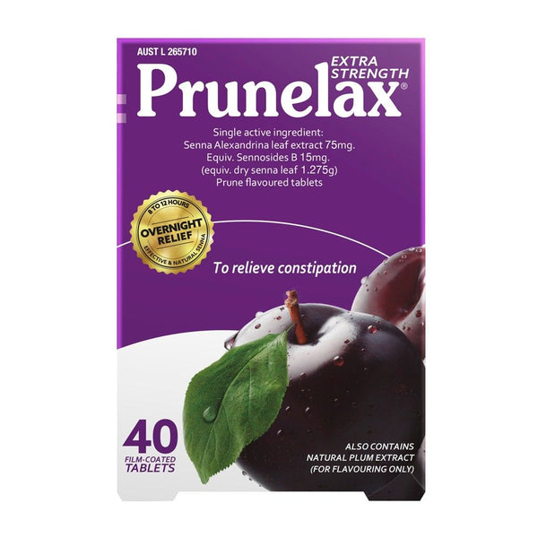 Prunelax Extra Strength 40 Tablets