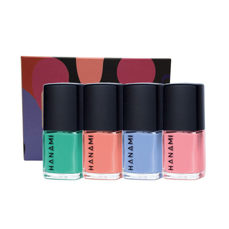 Hanami Nail Polish Collection 9ml X 4 Pack - Voyage