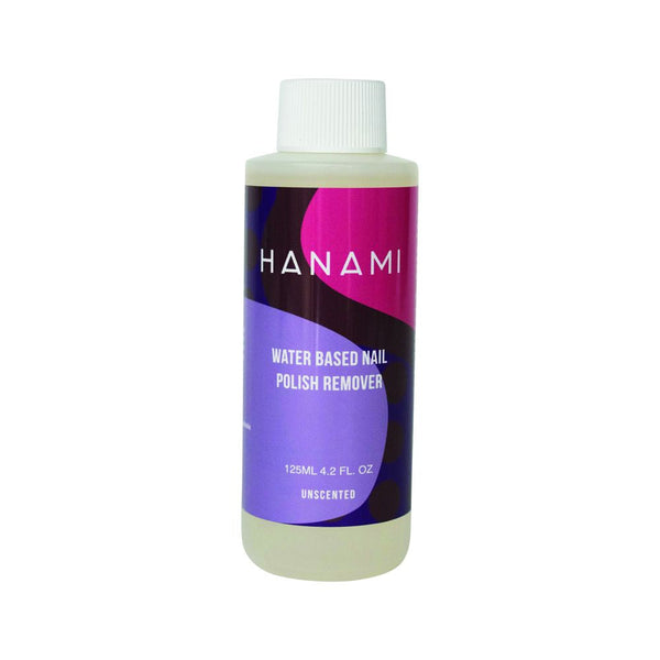 Hanami Nail Polish Remover Water Based Liquid 125ml Unscented