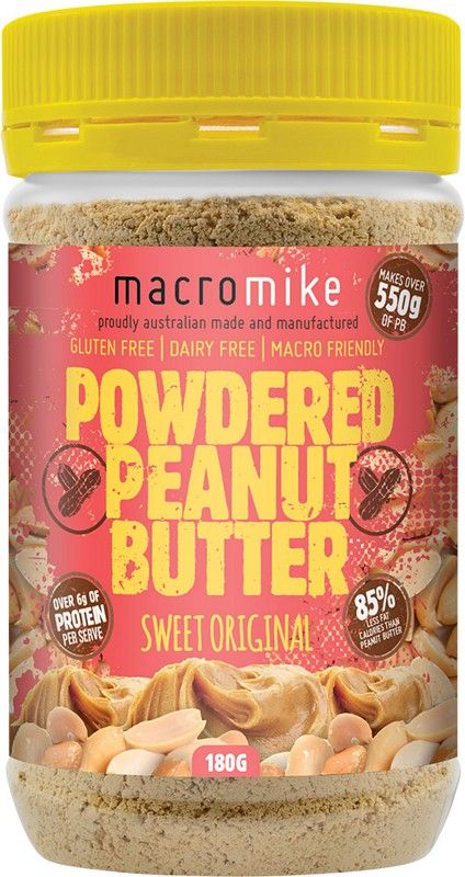 Macro Mike Powdered Peanut Butter Sweet Original 180g