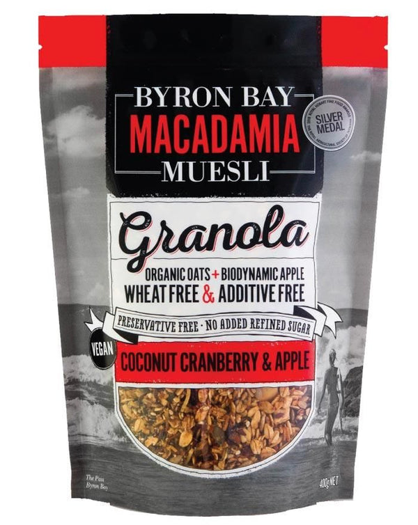 Byron Bay Muesli Coconut Cranberry & Apple Granola 400g
