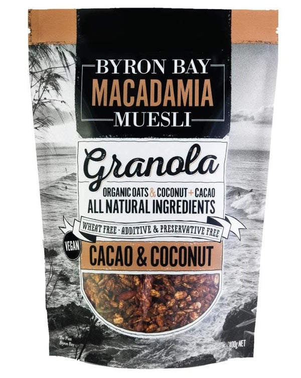 Byron Bay Muesli Cacao & Coconut Granola 400g