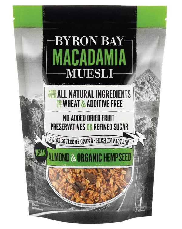 Byron Bay Muesli Almond & Organic Hempseed 400g