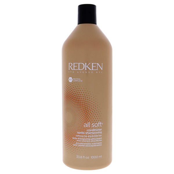 Redken All Soft Conditioner by Redken for Unisex - 33 oz Conditioner