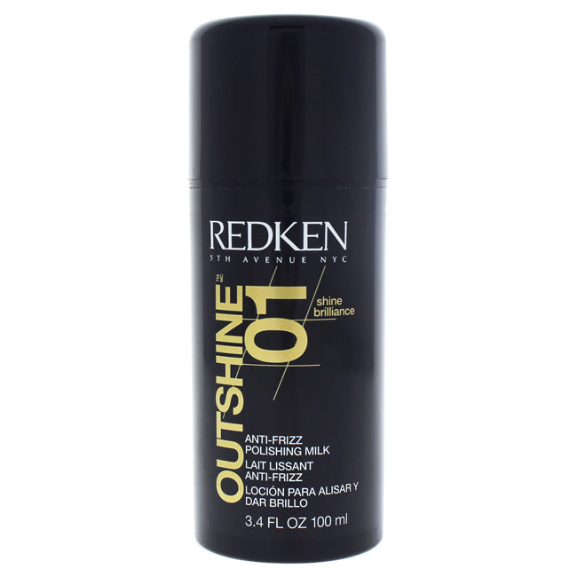 Redken Outshine 01 Anti-Frizz Polishing Milk by Redken for Unisex - 3.4 oz Milk