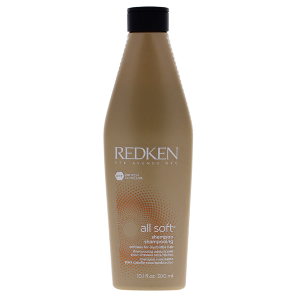 Redken All Soft Shampoo by Redken for Unisex - 10.1 oz Shampoo