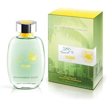 Mandarina Duck Let's Travel To Miami For Man  Eau De Toilette 100ml