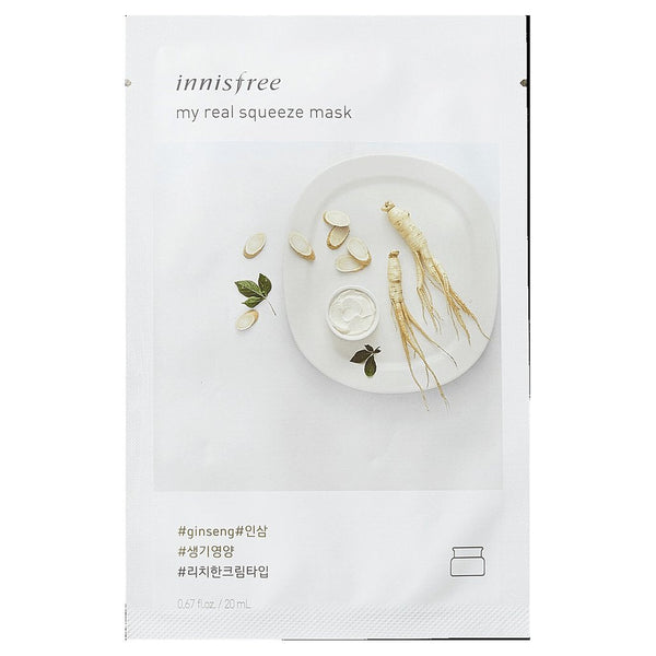 Innisfree My Real Squeeze Mask - Ginseng 20ml