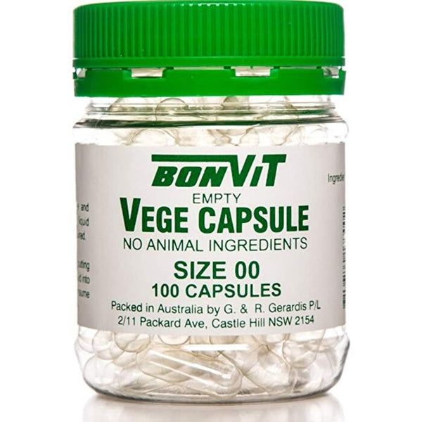 Bonvit Empty Vege Capsules Size '00' 240c