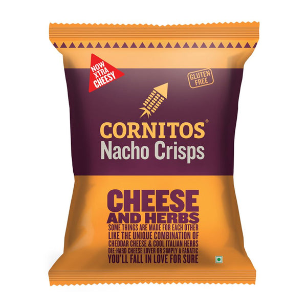 CORNITOS Nacho Crisps - Cheese And Herbs 60g