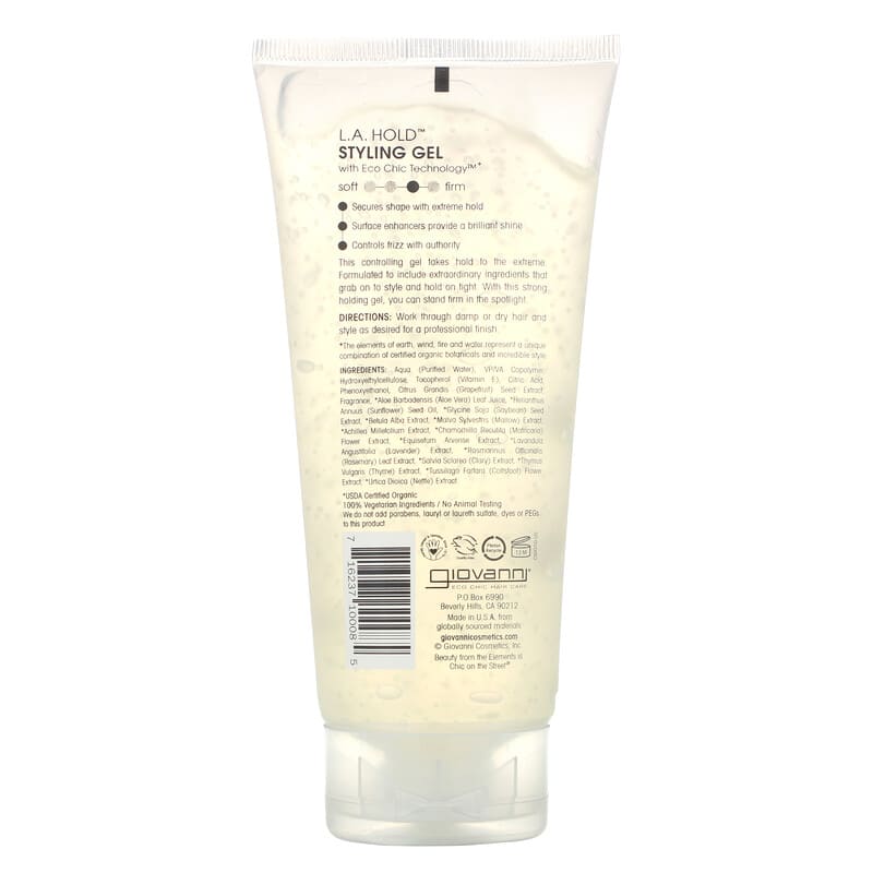 Giovanni Hair Styling Gel L.A. Hold 200ml