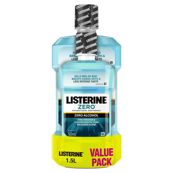 Listerine Mouthwash Zero 1L + 500ml