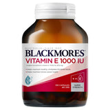 Blackmores Vitamin E 1000Iu 100 Capsules