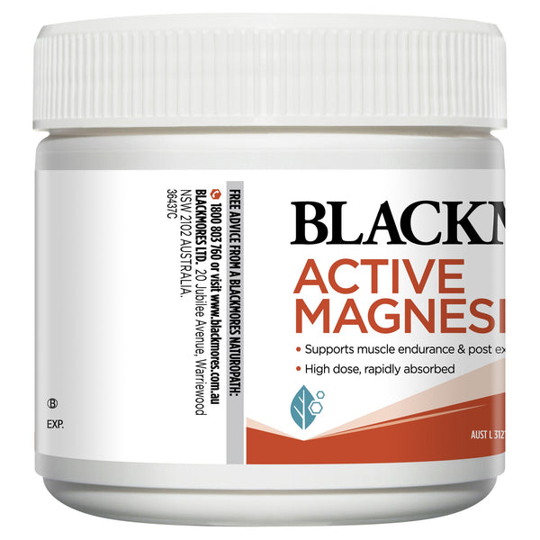 Blackmores Active Magnesium 200g Powder