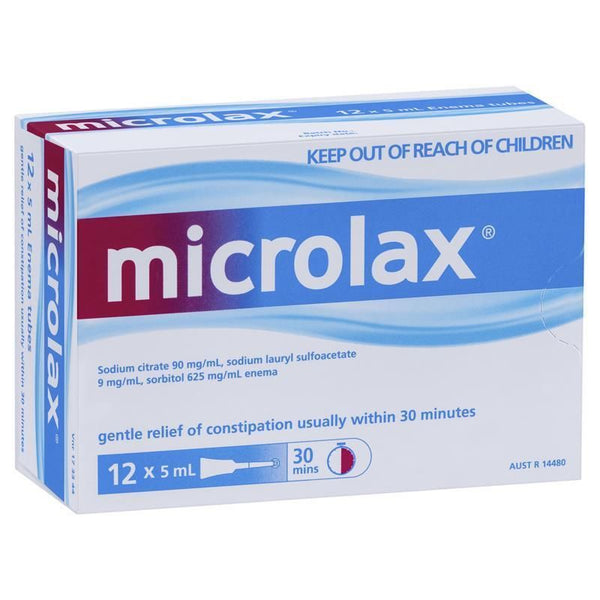 Microlax Enemas 5ml X 12