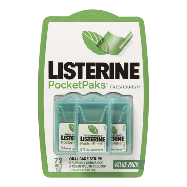 Listerine Pocket Pak Freshburst 72