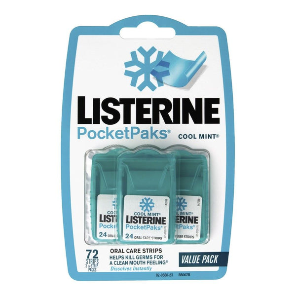 Listerine Pocket Pak Coolmint 72