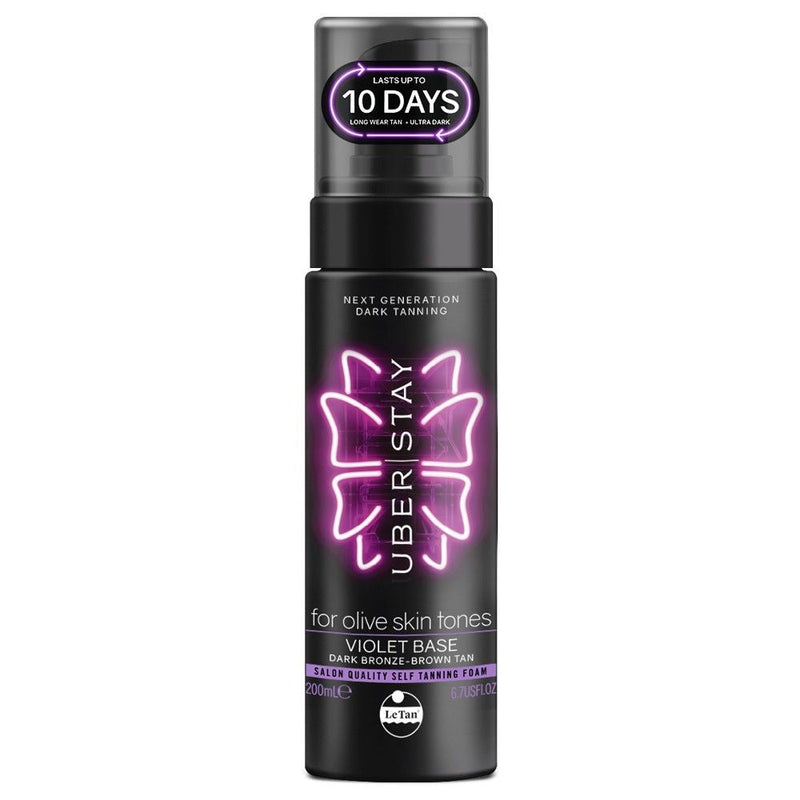 Le Tan Uber Stay Foam 200ml - Violet Base