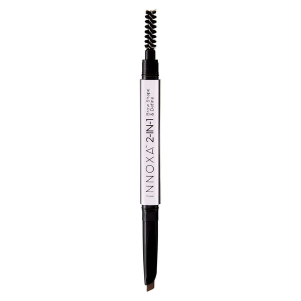 Innoxa 2-In-1 Brow Shape & Define Pencil 0.22g Light Brown