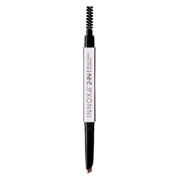 Innoxa 2-In-1 Brow Shape & Define Pencil 0.22g Dark Brown