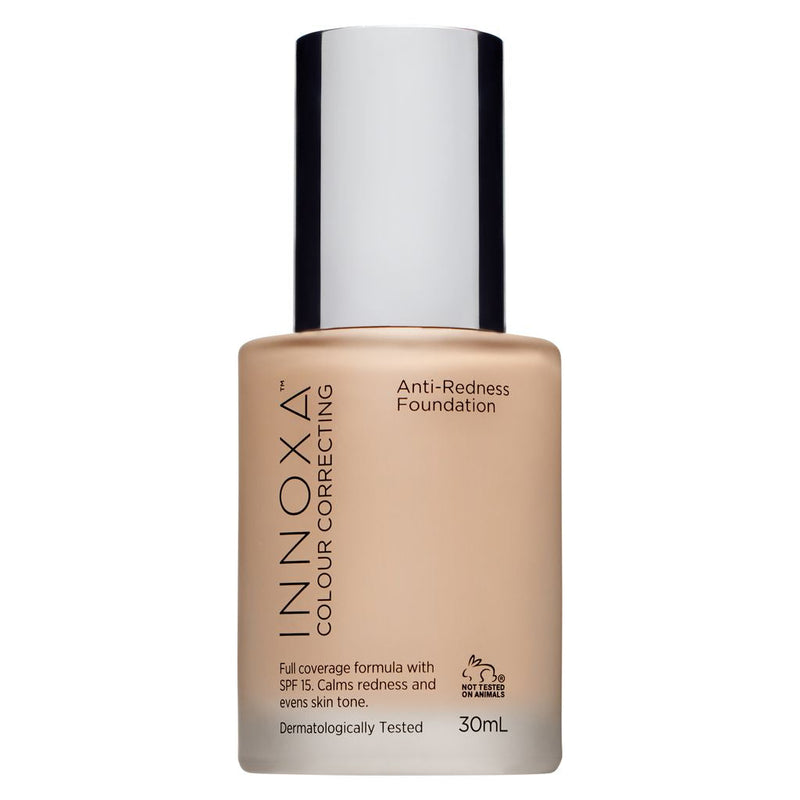 Innoxa Anti-Redness Foundation 30ml Sand