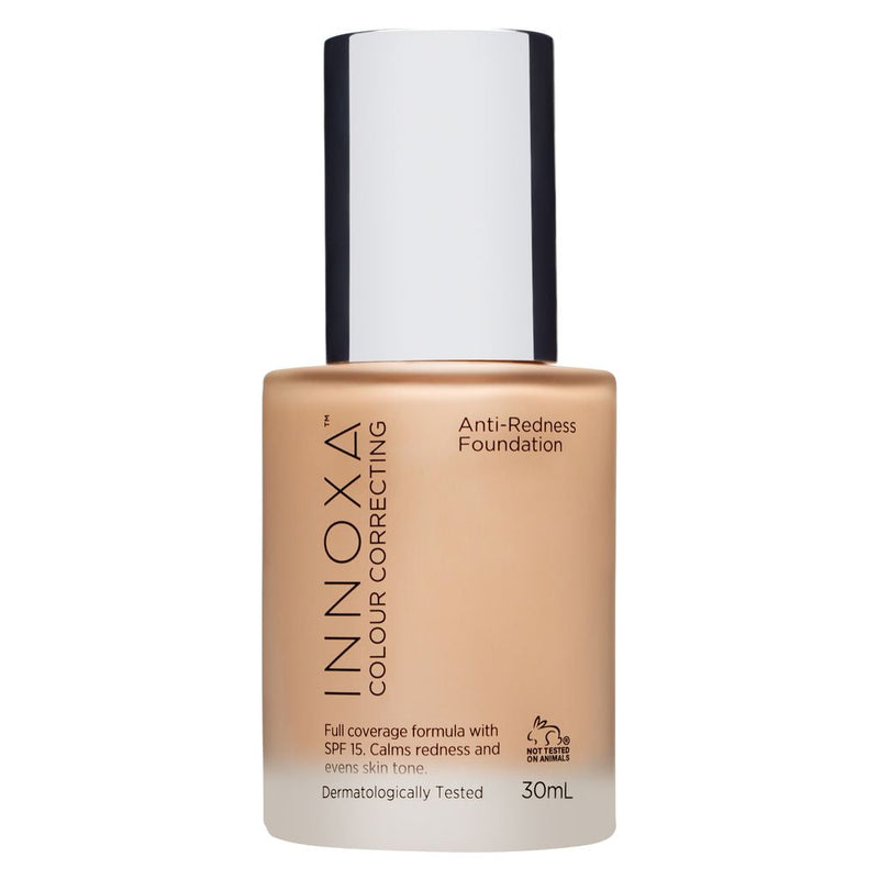 Innoxa Anti-Redness Foundation 30ml Sand