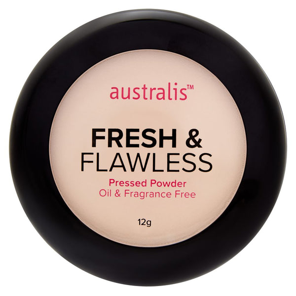 Australis Fresh & Flawless Pressed Powder 11g - Light Beige