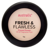 Australis Fresh & Flawless Pressed Powder 11g Darkest Brown