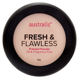 Australis Fresh & Flawless Pressed Powder 11g Deep Natural