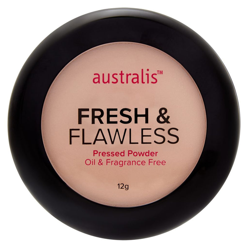 Australis Fresh & Flawless Pressed Powder 11g Light Beige