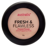 Australis Fresh & Flawless Pressed Powder 11g Deep Tan