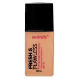 Australis Fresh & Flawless Foundation 30ml Cashmere