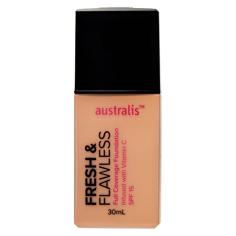 Australis Fresh & Flawless Foundation 30ml Almond