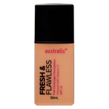 Australis Fresh & Flawless Foundation 30ml Cashmere