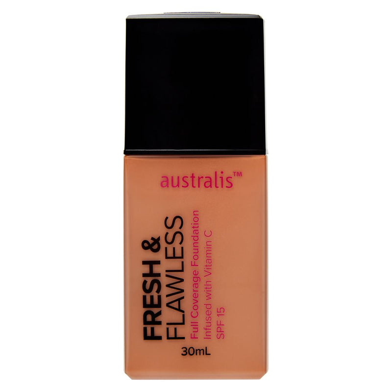 Australis Fresh & Flawless Foundation 30ml Rich Tan