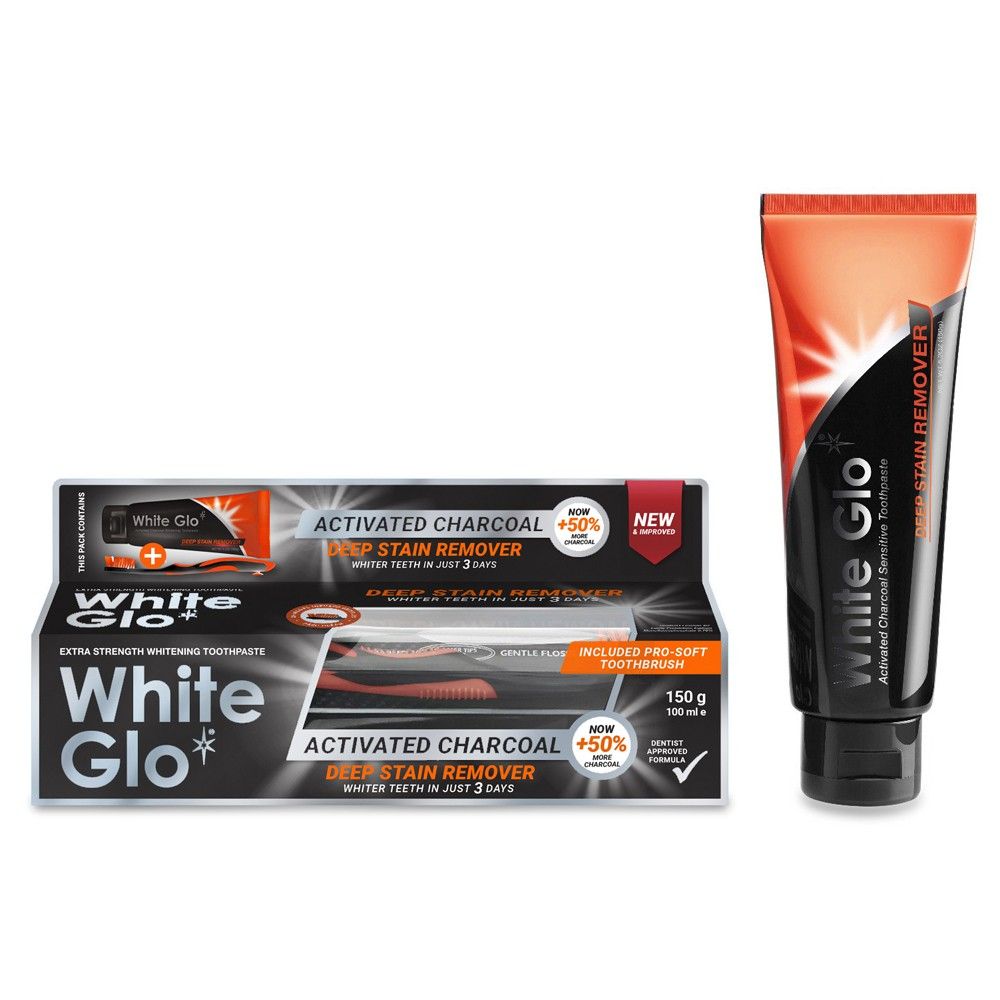 White Glo Charcoal Toothpaste 150g – Fresh Beauty Co.