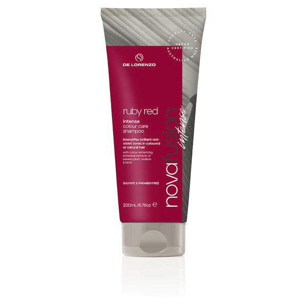 De Lorenzo Novafusion Colour Care Shampoo Intense Ruby Red 200ml