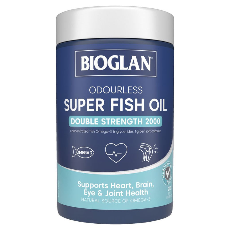 Bioglan Super Fish Oil 2000mg 200 Capsules