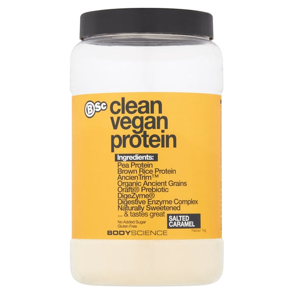 Body Science Clean Vegan Protein Salted Caramel 1 kg Salted Caramel