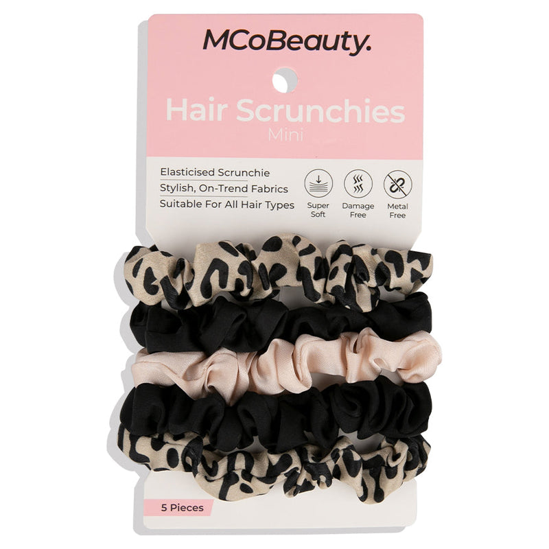 MCoBeauty Hair Scrunchies Mini 5 Pack - Print