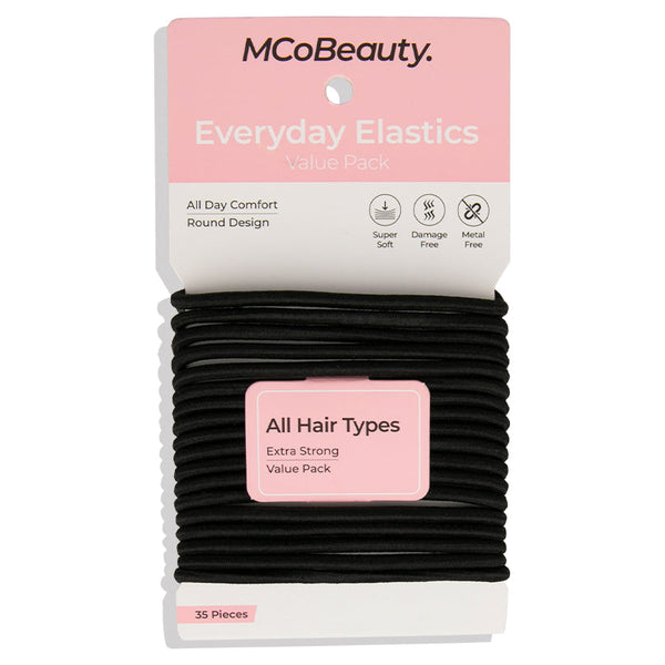 MCoBeauty Everyday Elastics Value Pack - Black