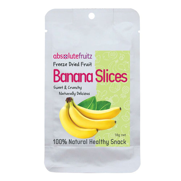 Absolute Fruitz Freeze Dried Banana Slices 18g